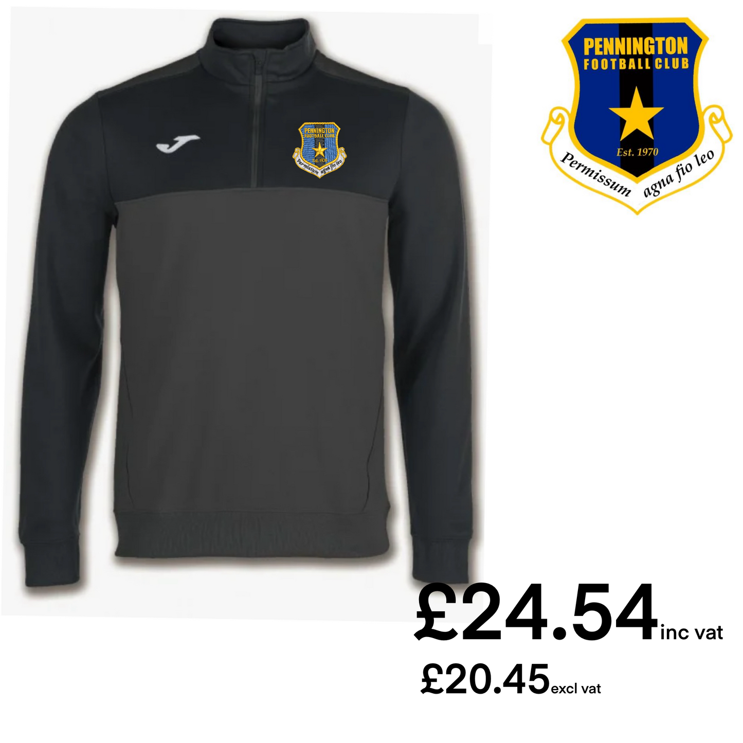 Pennington FC Coaches / Warmup 1/4 Zip Midlayer