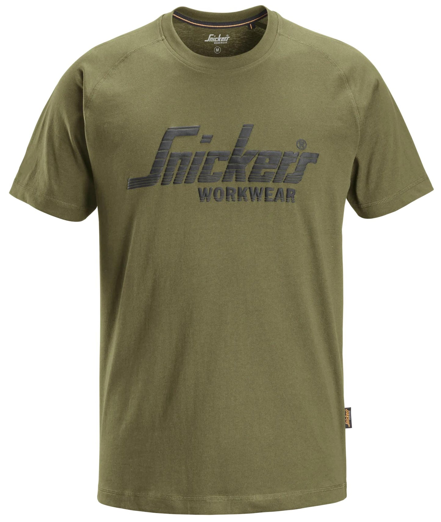 Snickers 2590 Logo T-Shirt - Khaki 3100