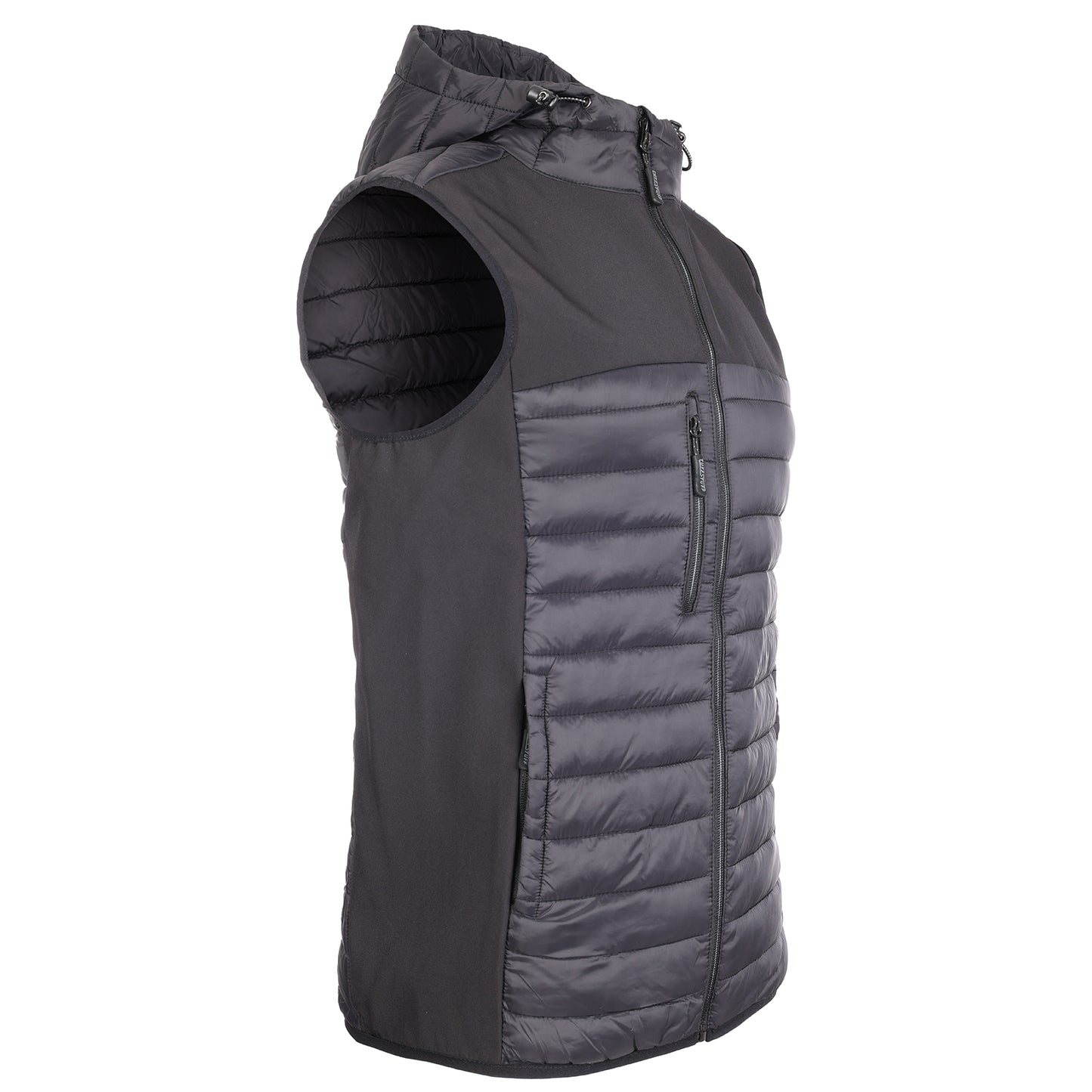 TUFFSTUFF HOWDEN HOODED BODYWARMER - BLACK - 279