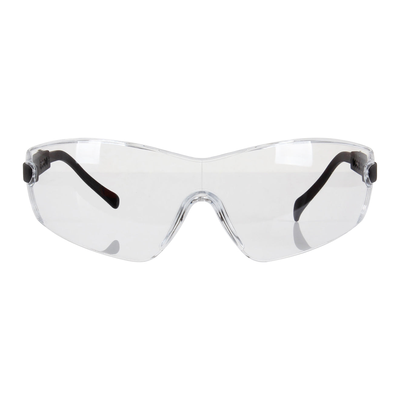 Blackrock Curved Safety Spectacle with Arm Adjust - Clear