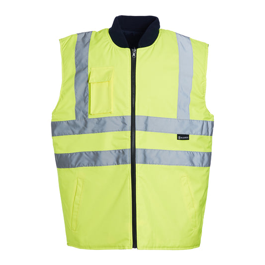 Blackrock Hi Vis Reversible Bodywarmer - Yellow