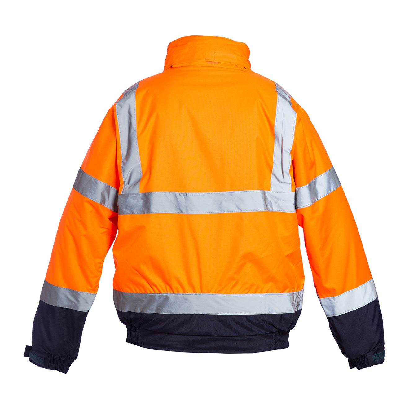 Blackrock Hi Vis Two Tone Bomber Jacket - Orange / Navy