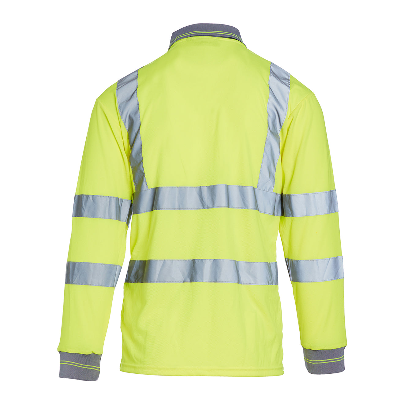 Blackrock Hi Vis Long Sleeve Polo Shirt - Yellow