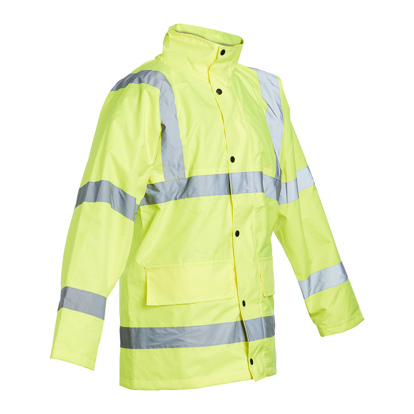 Blackrock Hi Vis Rain Jacket with Lining - Yellow
