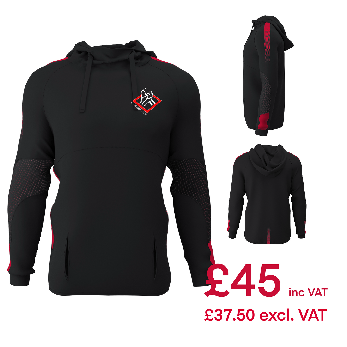 Leigh Judo Edge Hoodie - ADULTS