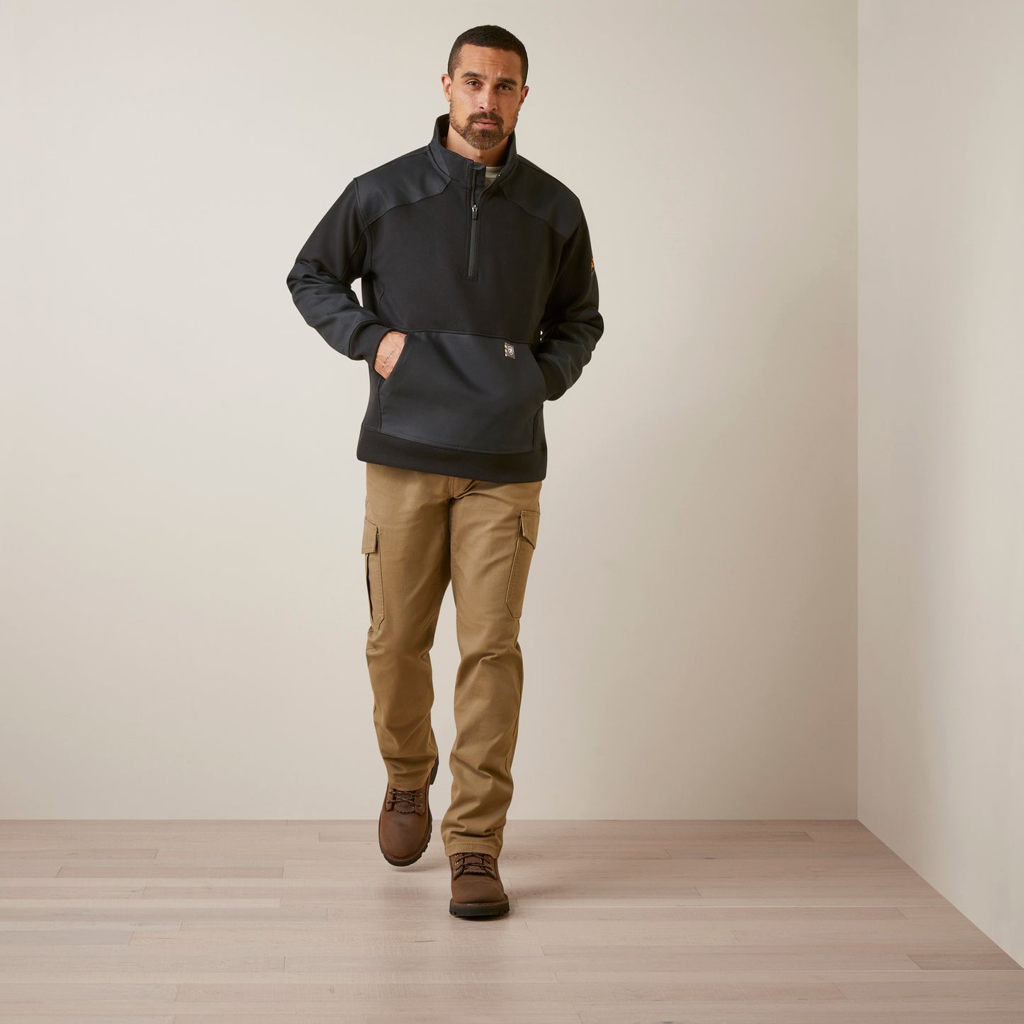Ariat Rebar Workman Duracanvas 1/4 Zip Sweatshirt