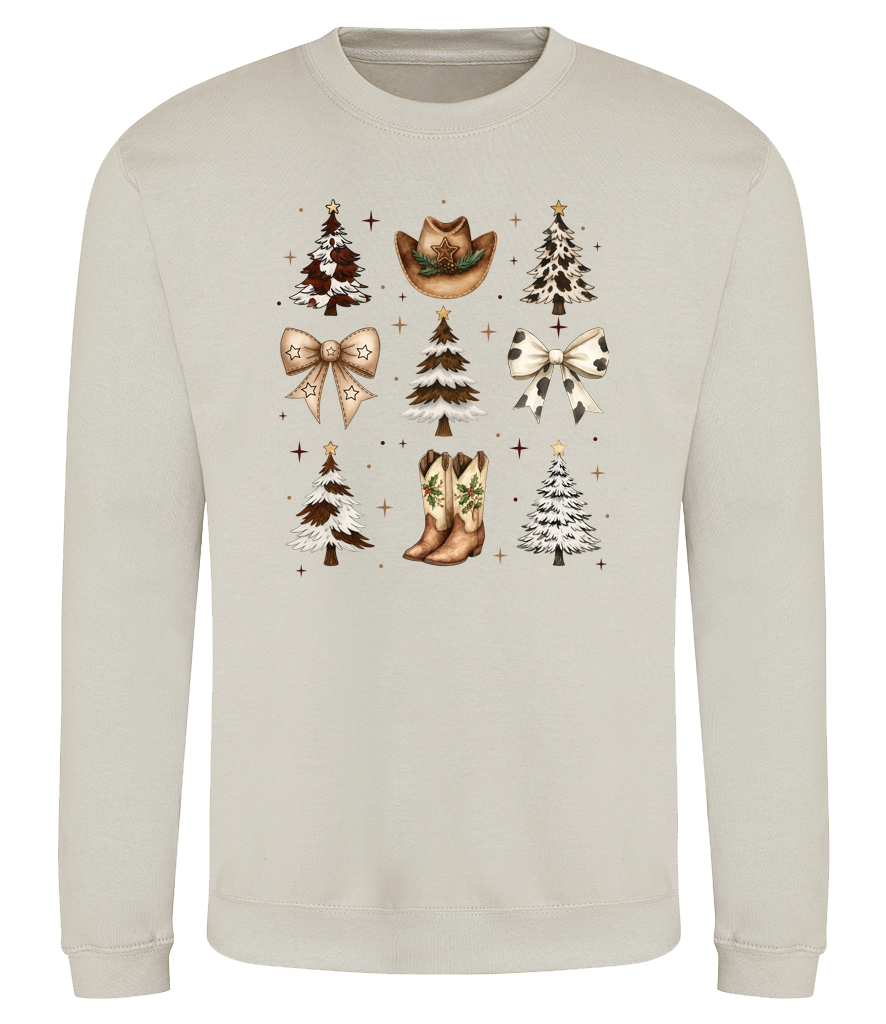 Hats & Bows Christmas Sweatshirt