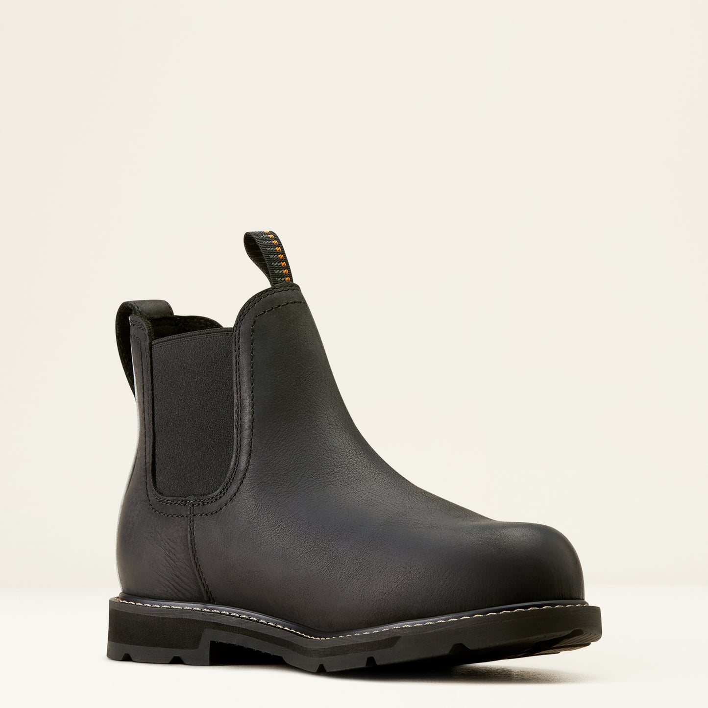 Ariat Groundbreaker Chelsea Waterproof Steel Toe Work Boot - BLACK
