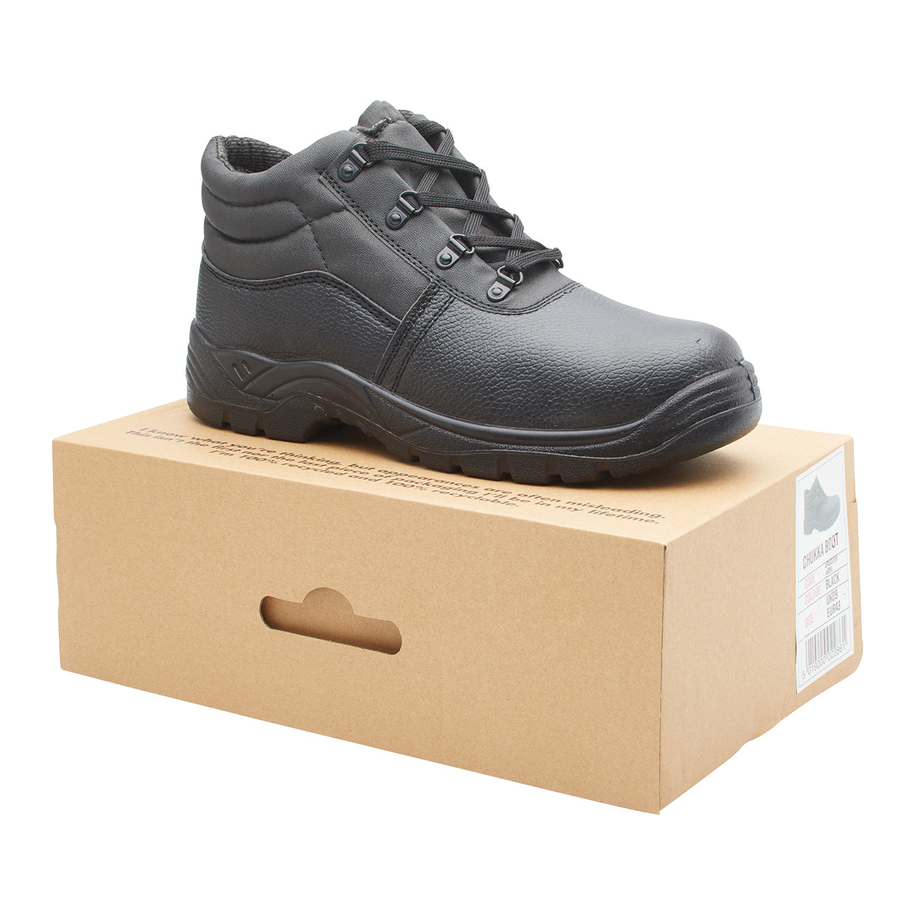 SBU02 Essentials Black Chukka Boot - Black