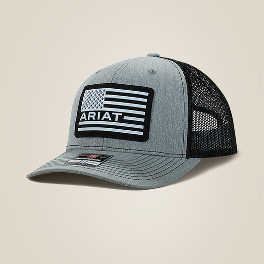 Ariat USA Flag Logo Cap Grey