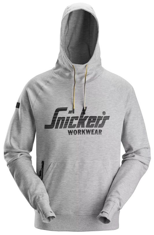 Snickers 2894 Logo Hoodie - 2800 Grey