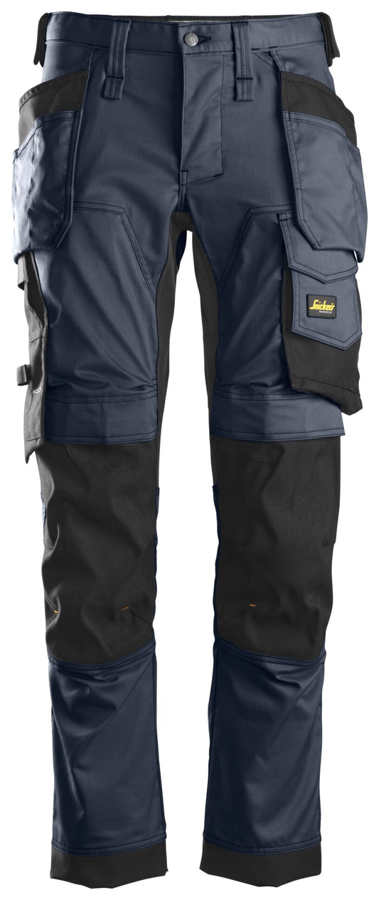 6241 Snickers AllroundWork, Stretch Trousers Holster Pockets - NAVY - 9504