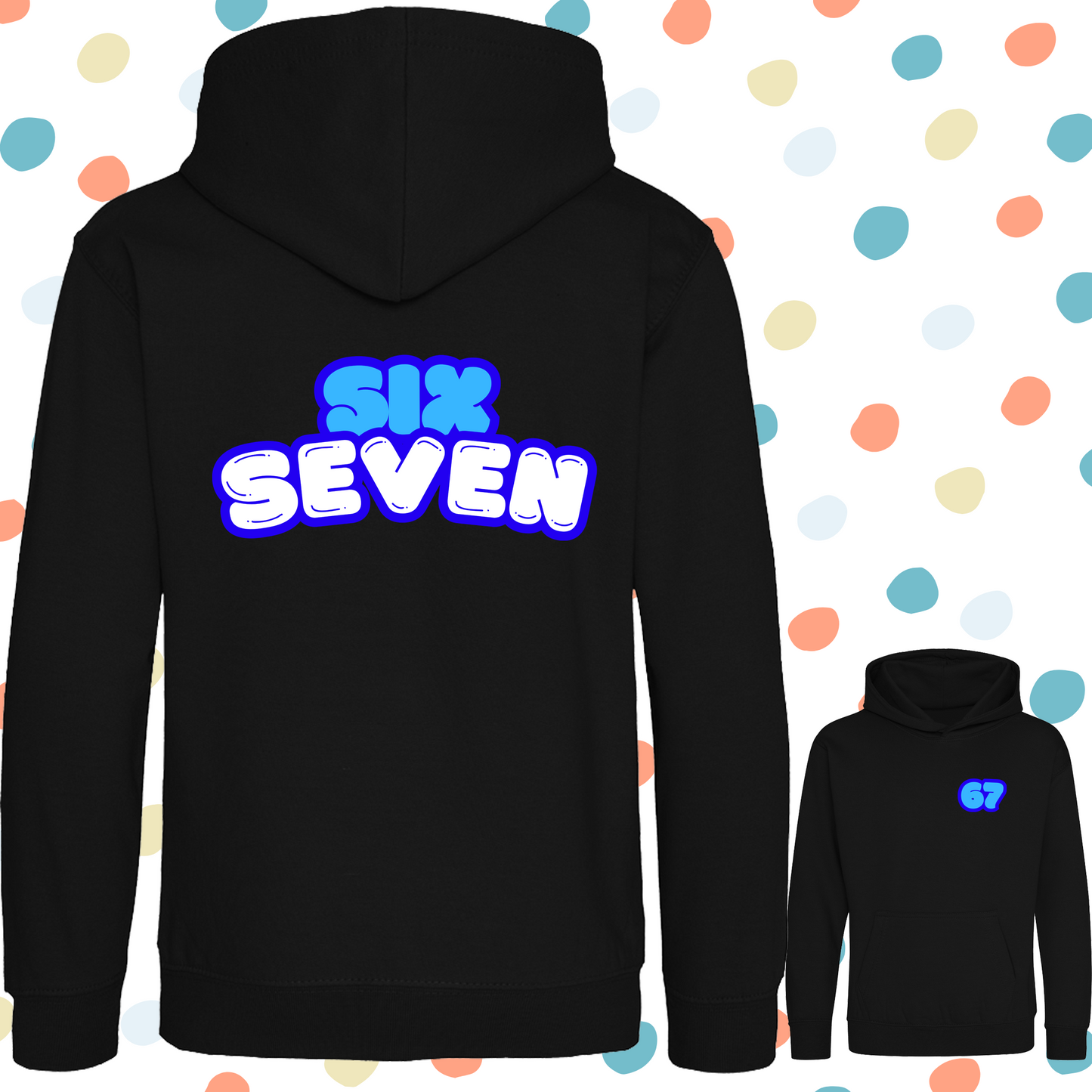 Blue SixSeven Kids Hoodie - 4 Colours