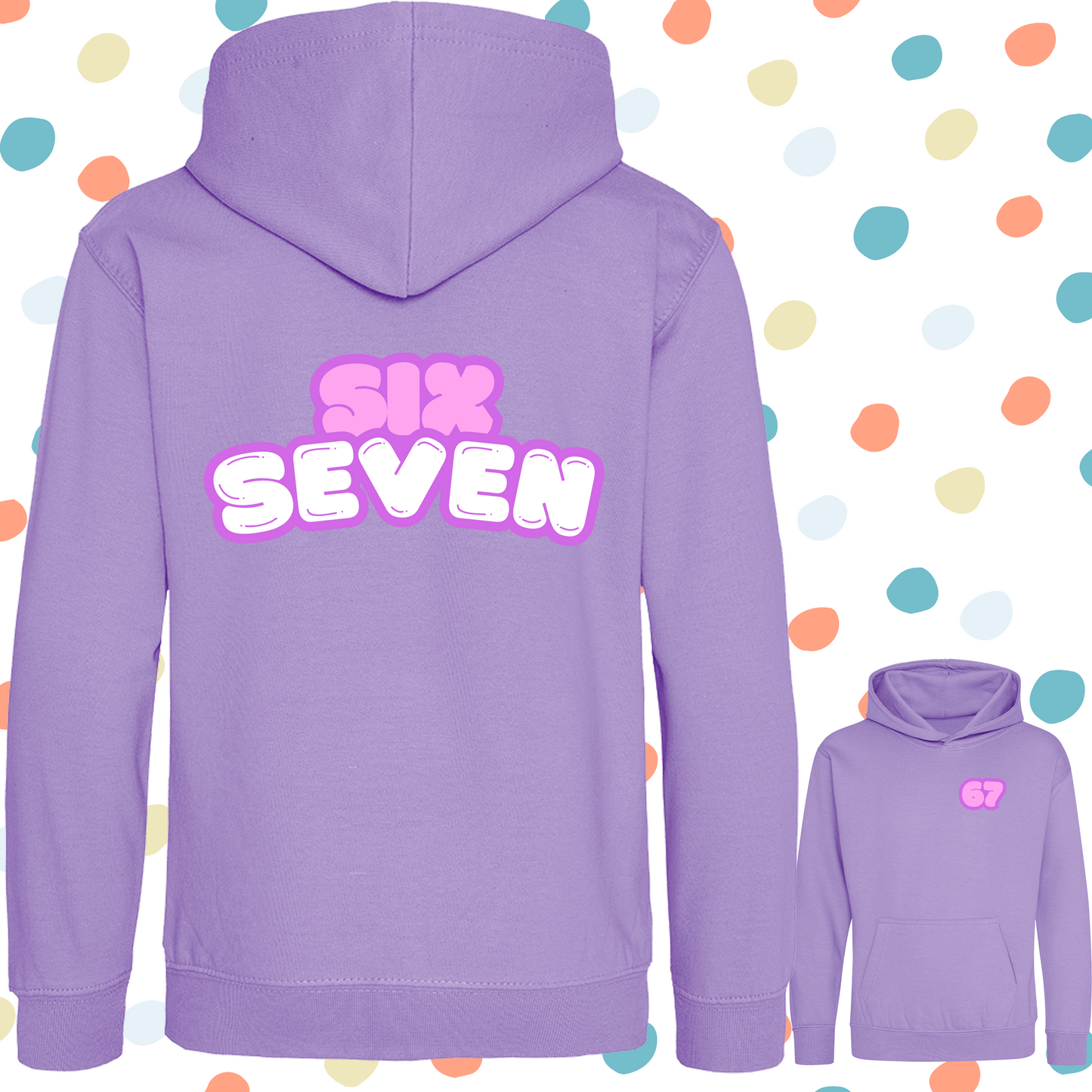 Pink SixSeven Kids Hoodie - 4 Colours