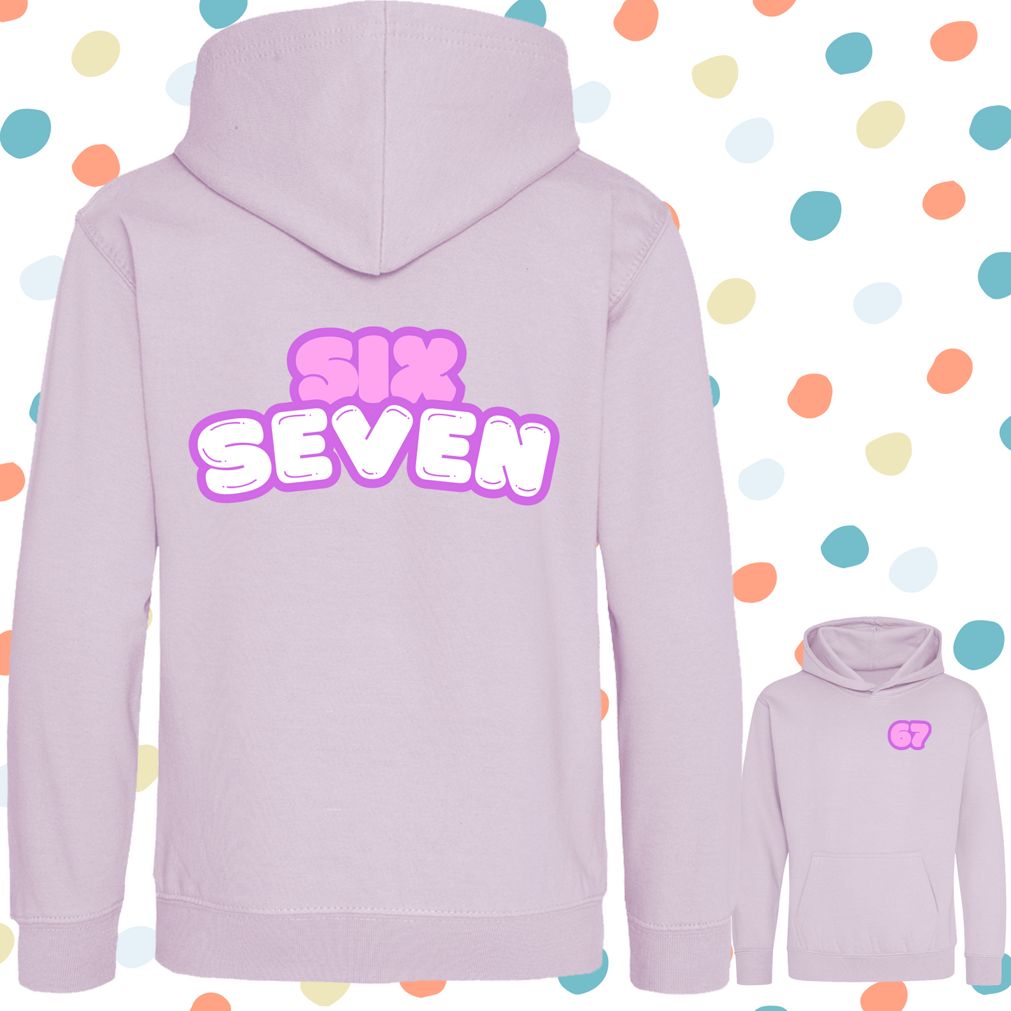 Pink SixSeven Kids Hoodie - 4 Colours