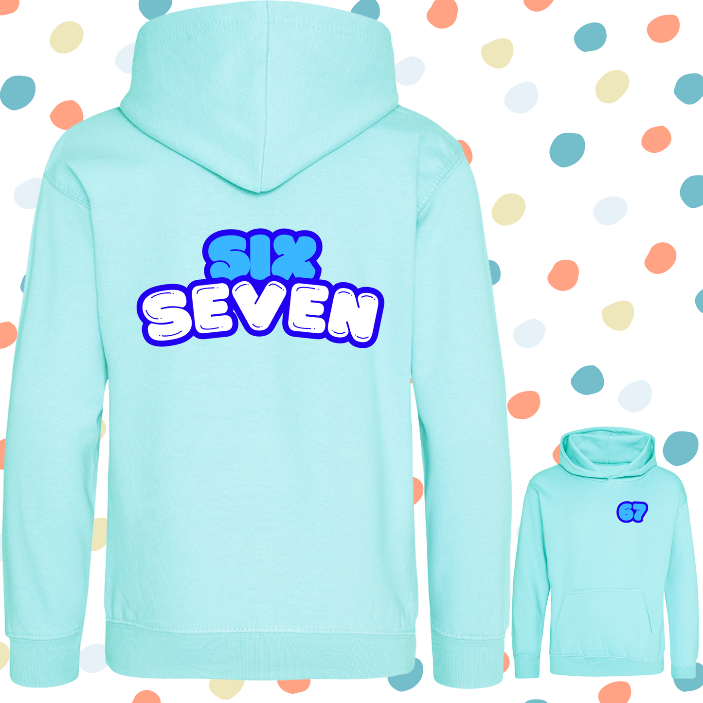 Blue SixSeven Kids Hoodie - 4 Colours