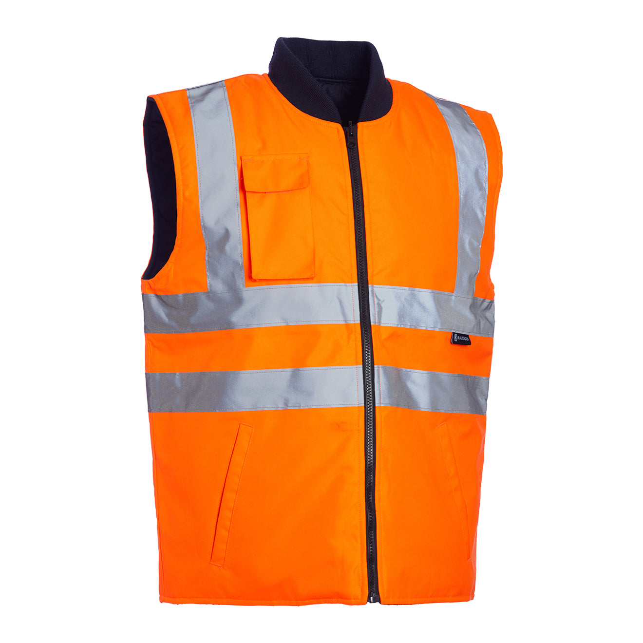 Blackrock Hi Vis Reversible Bodywarmer - Orange