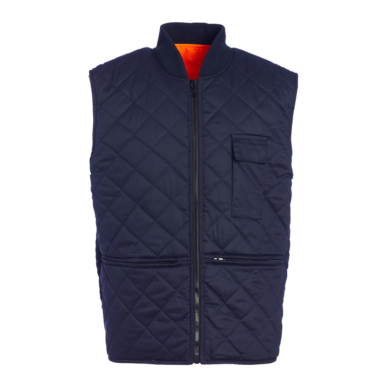 Blackrock Hi Vis Reversible Bodywarmer - Orange