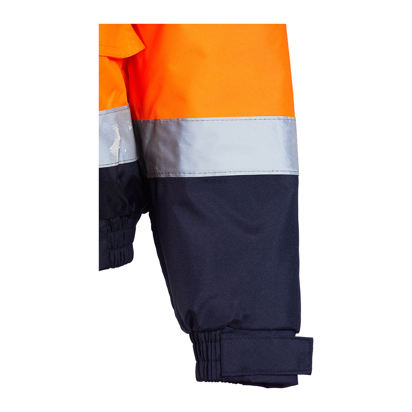 Blackrock Hi Vis Two Tone Bomber Jacket - Orange / Navy