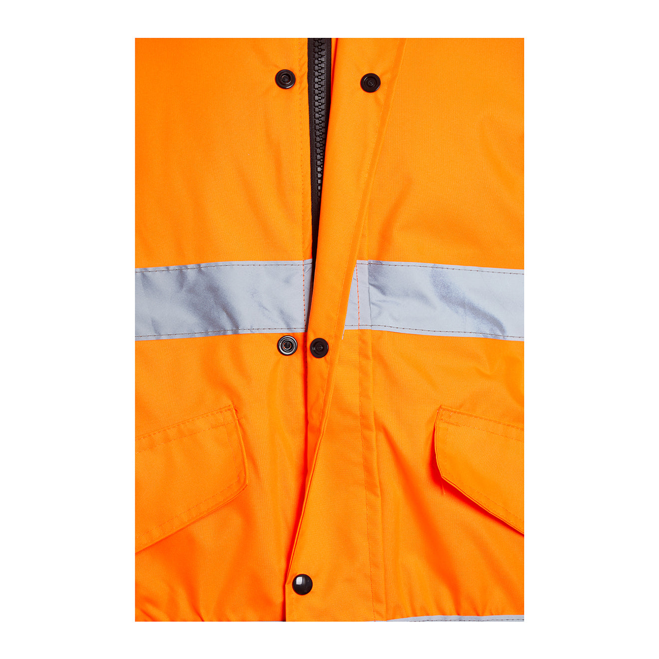 Blackrock Hi Vis Two Tone Bomber Jacket - Orange / Navy
