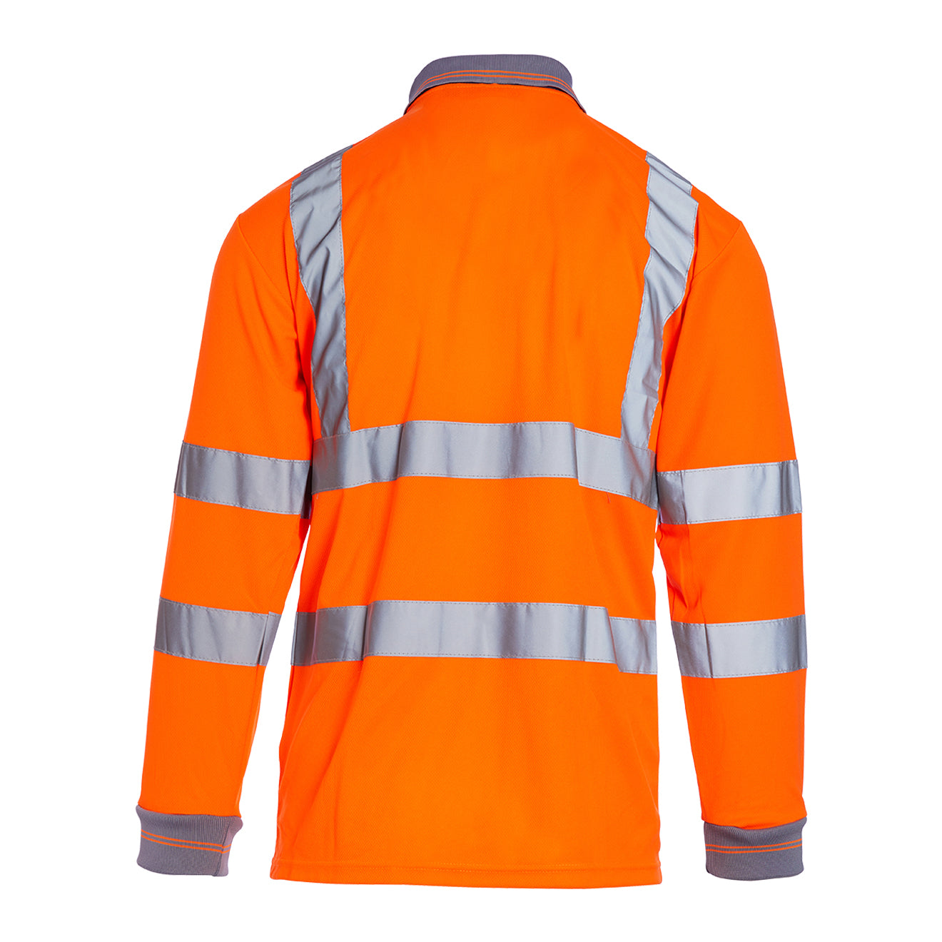 Blackrock Hi Vis Long Sleeve Polo Shirt - Orange