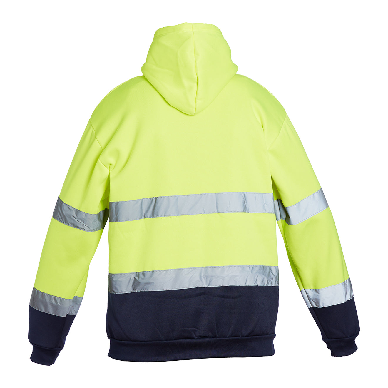 Blackrock Hi Vis Two Tone Hooded Sweatshirt - Yellow/Navy