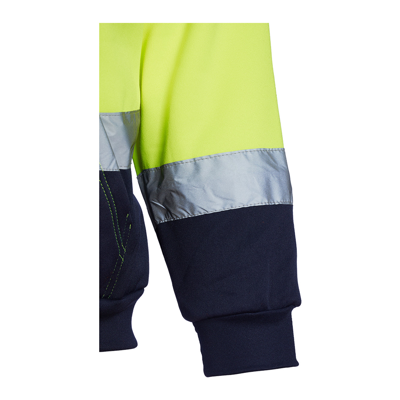 Blackrock Hi Vis Two Tone Hooded Sweatshirt - Yellow/Navy