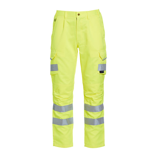 Blackrock Hi Vis Polycotton Work Trouser - Yellow