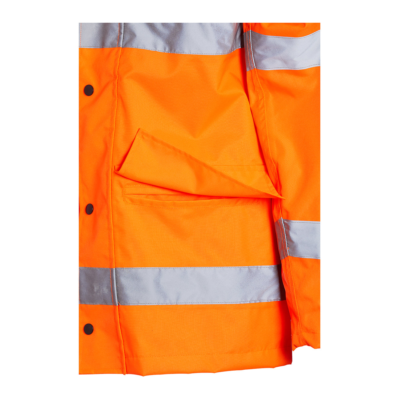 Blackrock Hi Vis Rain Jacket with Lining - Orange