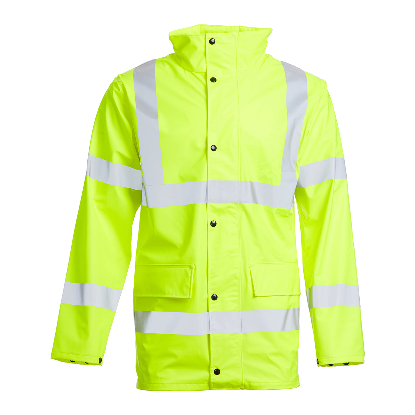 Blackrock Hi Vis PU Rain Jacket - Yellow