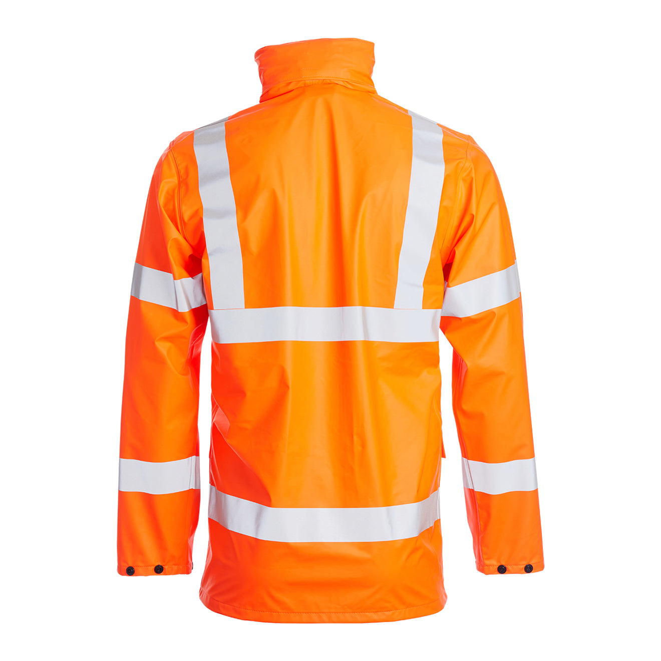 Blackrock Hi Vis PU Rain Jacket - Orange