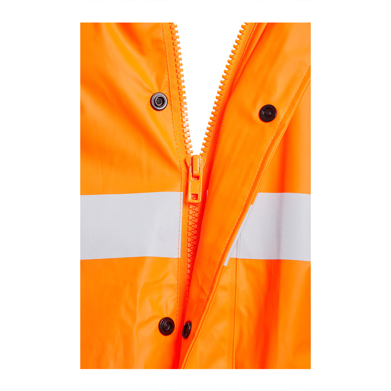 Blackrock Hi Vis PU Rain Jacket - Orange
