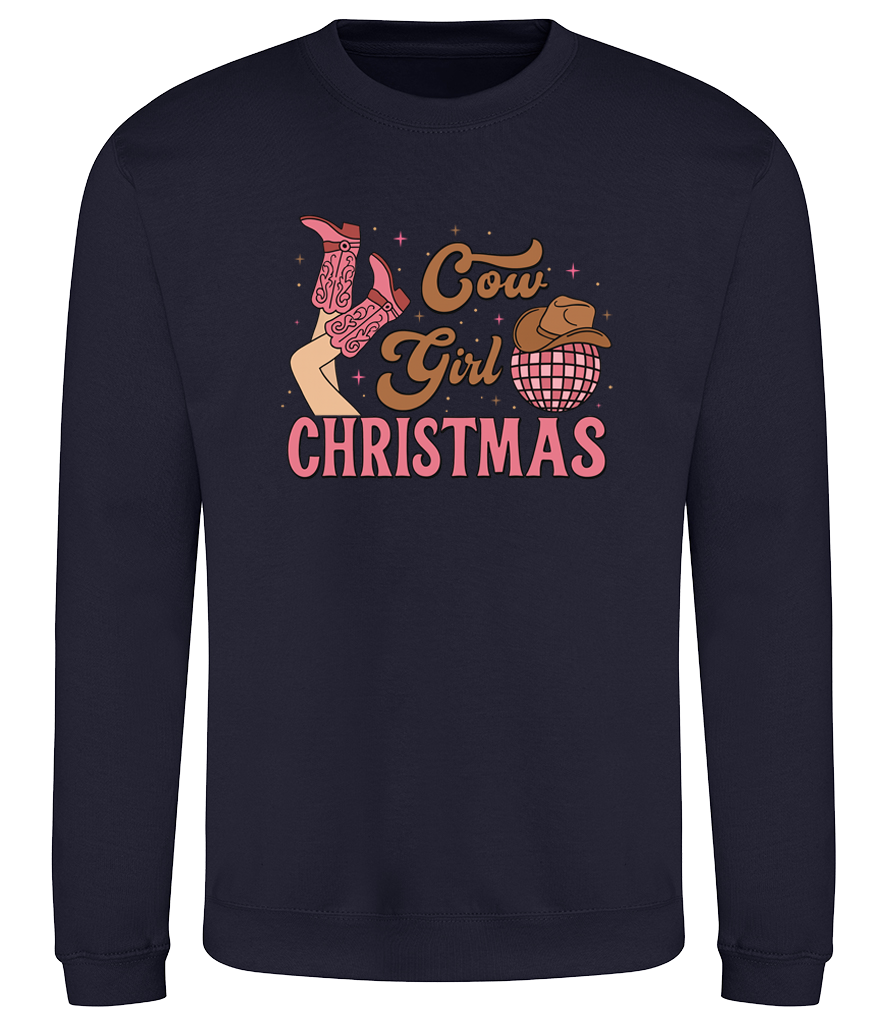 CowGirl Christmas Sweatshirt