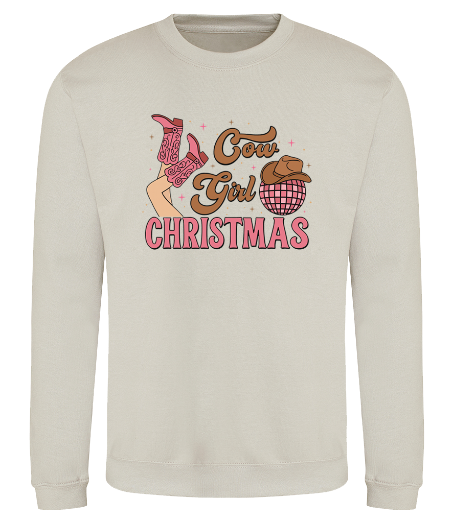 CowGirl Christmas Sweatshirt