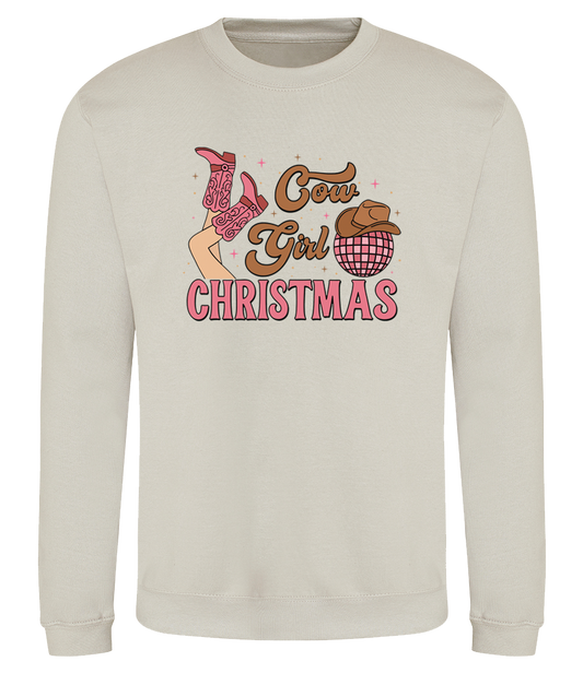 CowGirl Christmas Sweatshirt