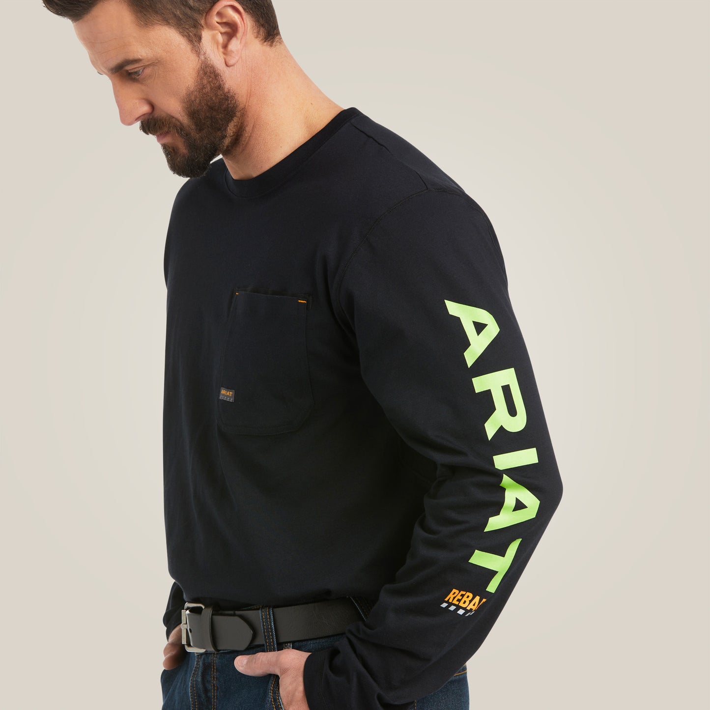 Ariat Rebar Workman Logo Long Sleeve T-Shirt