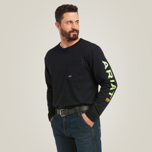 Ariat Rebar Workman Logo Long Sleeve T-Shirt