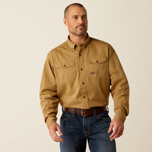 Ariat Rebar Washed Twill Work Shirt