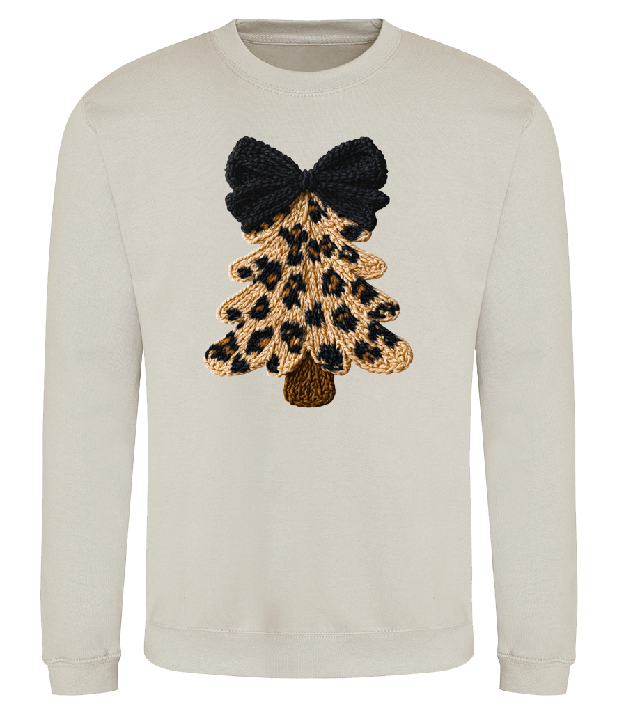 Leopard Christmas Tree Sweatshirt